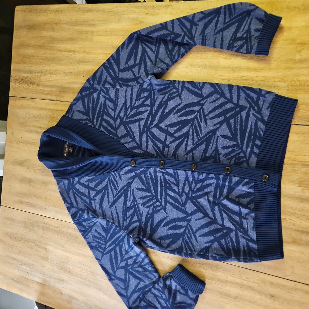 Leaf print Brooks Brothers Cardigan